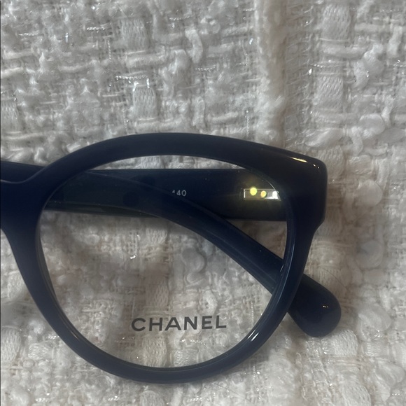 Authentic CHANEL dark blue Glasses 3308 c. 1502 size 50-18 - Picture 2 of 6